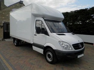 Luton Van and Man in Waltham Abbey